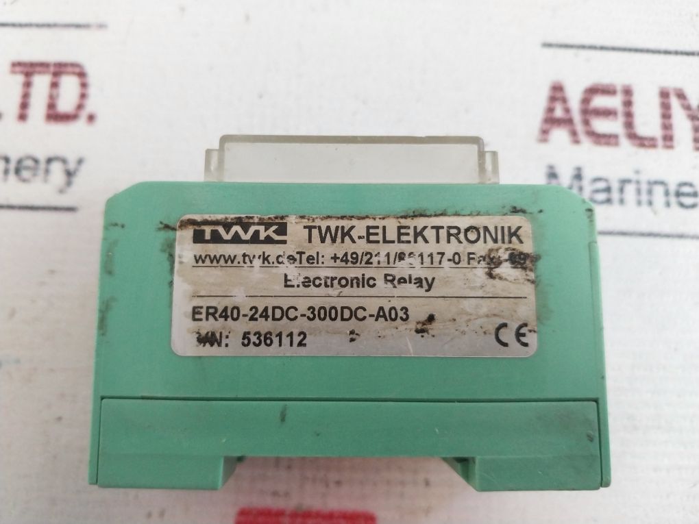 Twk-elektronik Er40-24Dc-300Dc-a03 Electronic Relay 270 Vdc