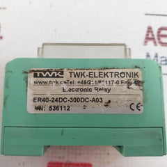 Twk-elektronik Er40-24Dc-300Dc-a03 Electronic Relay 270 Vdc