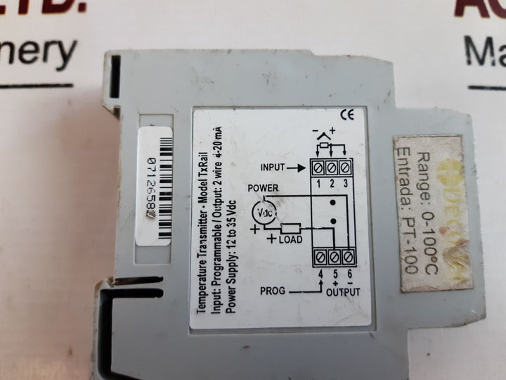 Txrail Temperature Transmitter