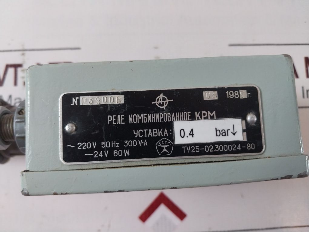 Ty25-02.300024-80 Combined Relay ~220V 50Hz 300Va
