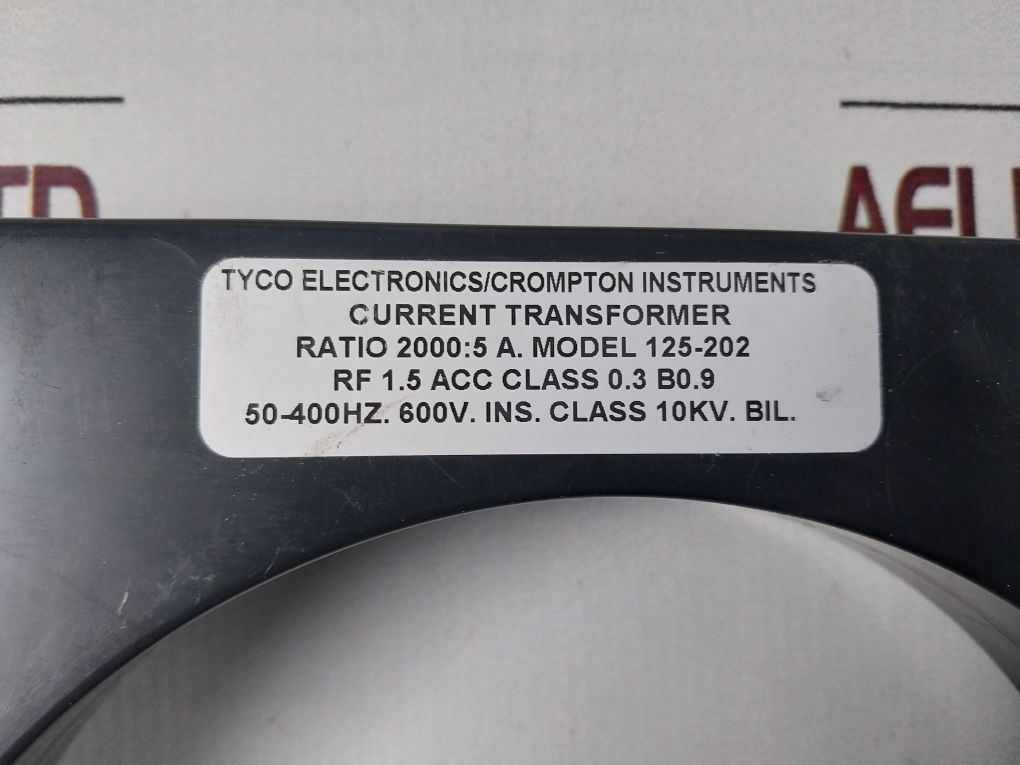 Tyco Electronics 125202 Current Transformer 20005A Aeliya Marine Tech