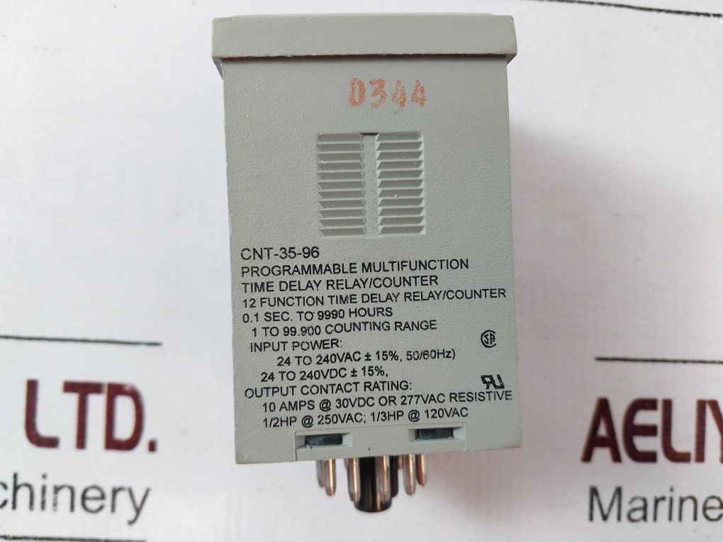 Tyco Potter & Brumfield Cnt-35-96 Programmable Multifunction Time Delay Relay