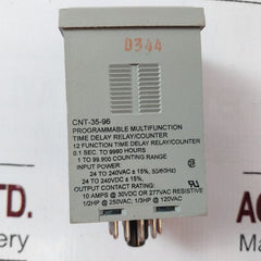 Tyco Potter & Brumfield Cnt-35-96 Programmable Multifunction Time Delay Relay