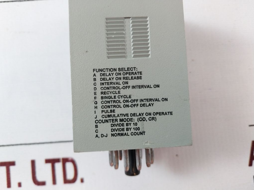 Tyco Potter & Brumfield Cnt-35-96 Programmable Multifunction Time Delay Relay