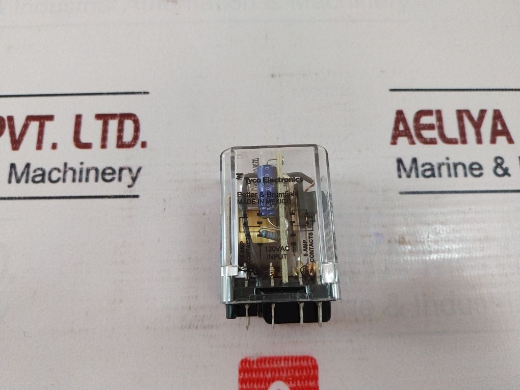 Tyco Electronics Cua-41-71049 Time Delay On Operate Relay 120Vac 5Amp