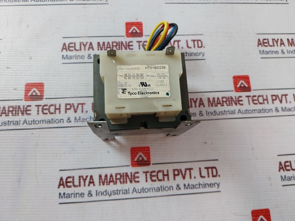 Tyco Electronics Ht01Bd238 Transformer 24 Vac 14 Qc
