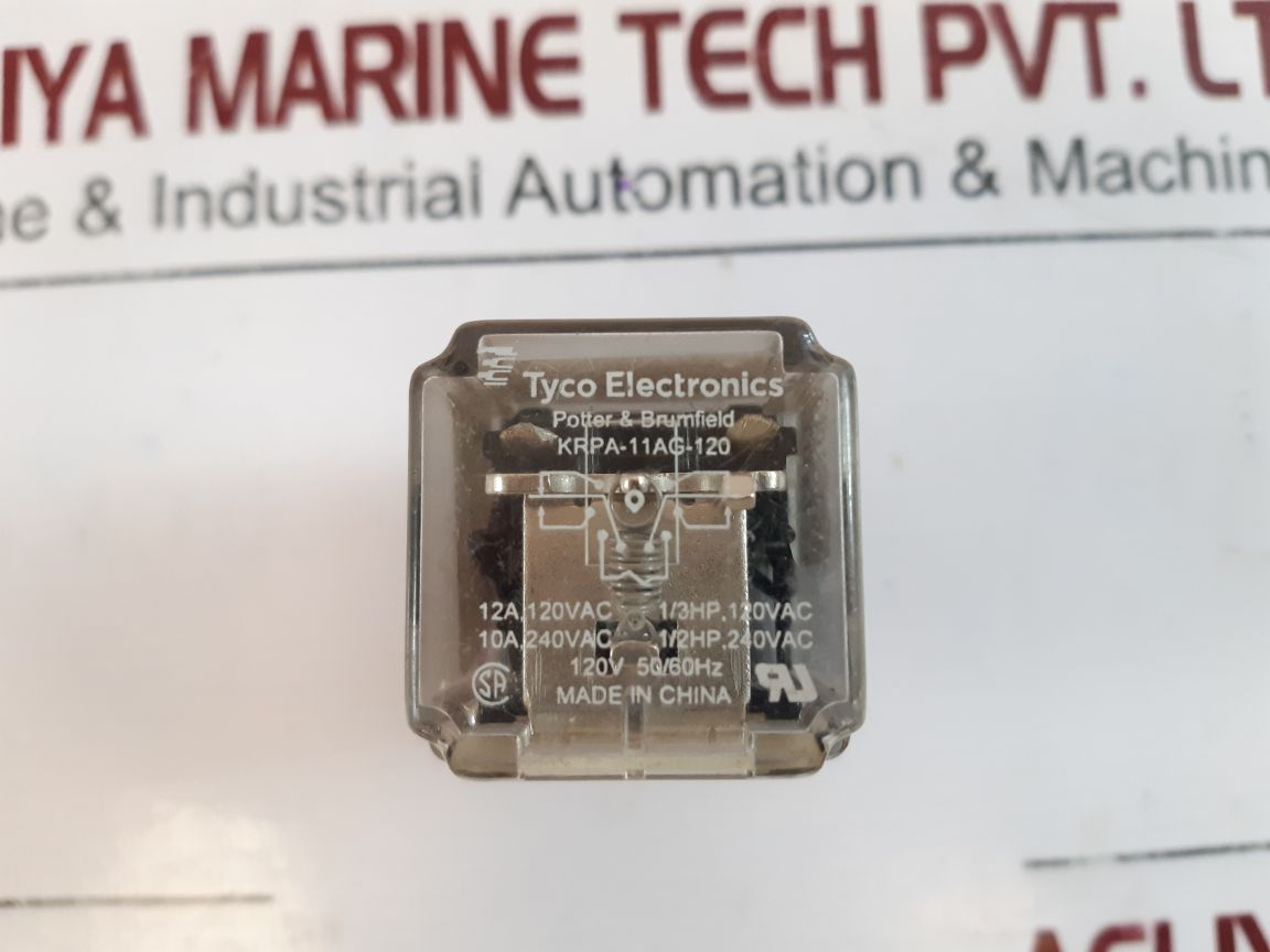 Tyco Electronics Krpa-11Ag-120 Relay 10A, 120V
