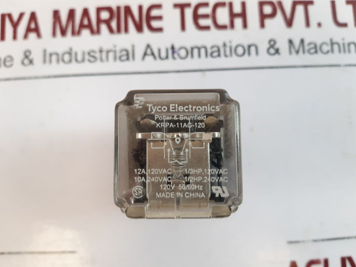 Tyco Electronics Krpa-11Ag-120 Relay 10A, 120V
