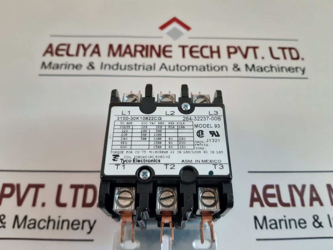 Tyco Electronics Model 93 Contactor