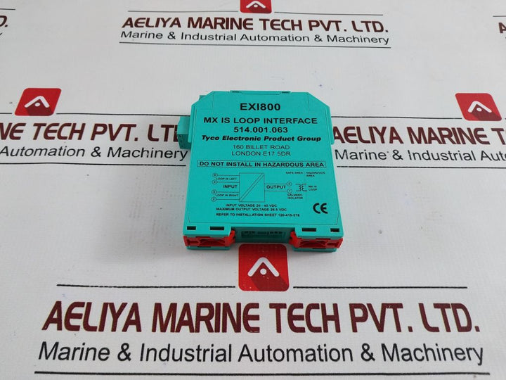 Tyco Exi800 Mx Is Loop Interface Module