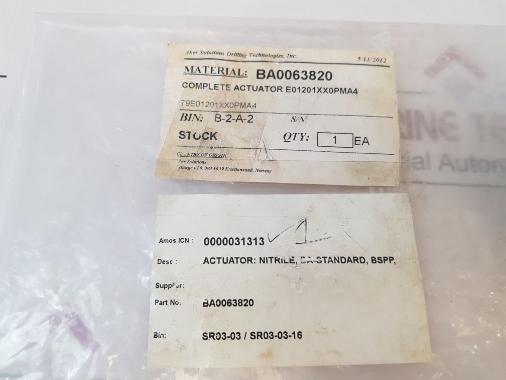 Tyco Keystone F79E 012 Double Acting Pneumatic Actuator Kit 79E01201Xx0Pma4