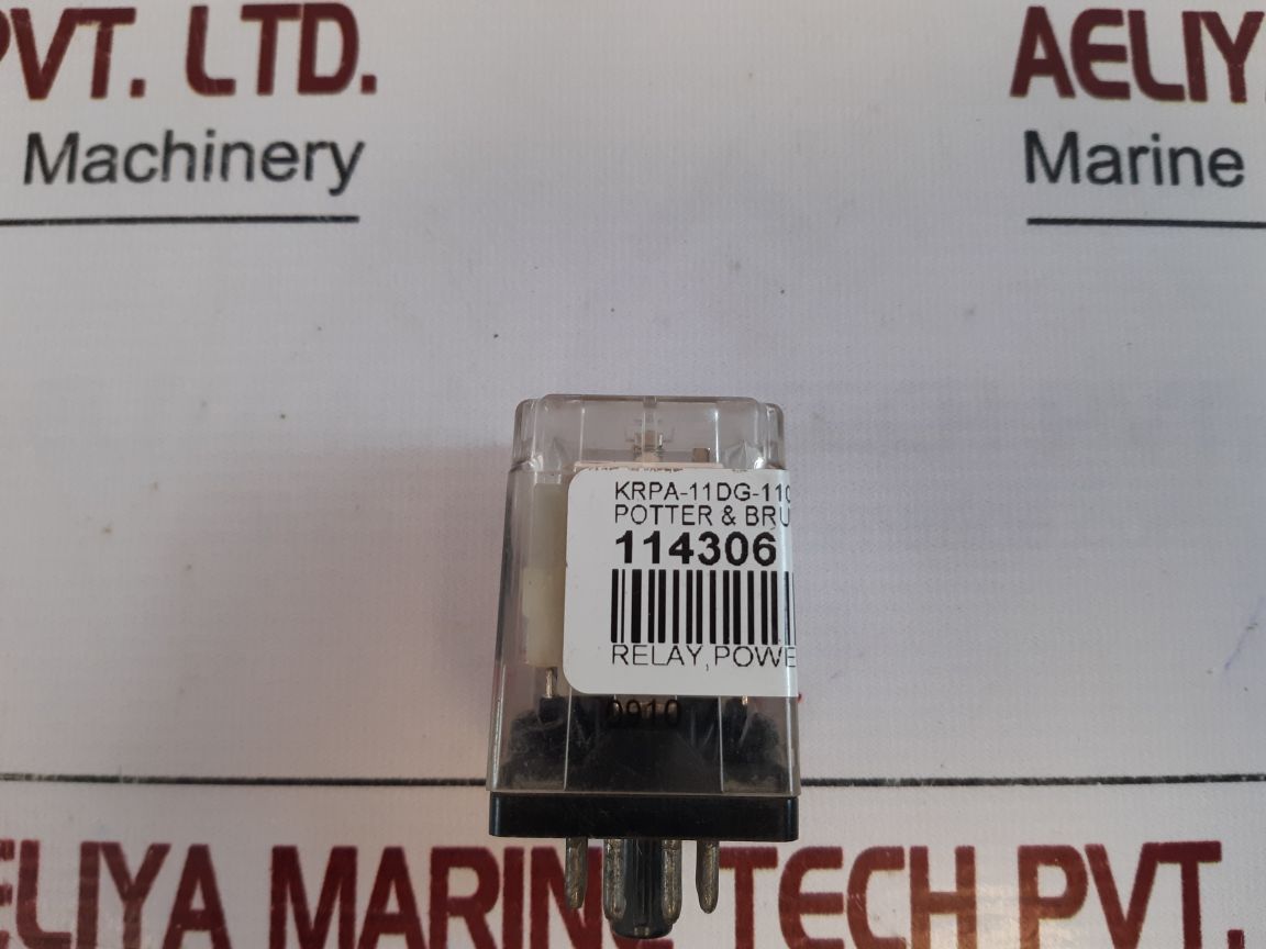 Tyco Potter & Brumfield Krpa-11Dg-110 Power Relay
