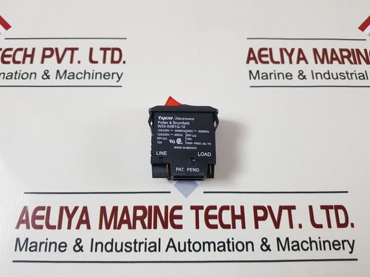 Tyco/potter & brumfield w33-s4b1q-10 circuit breaker