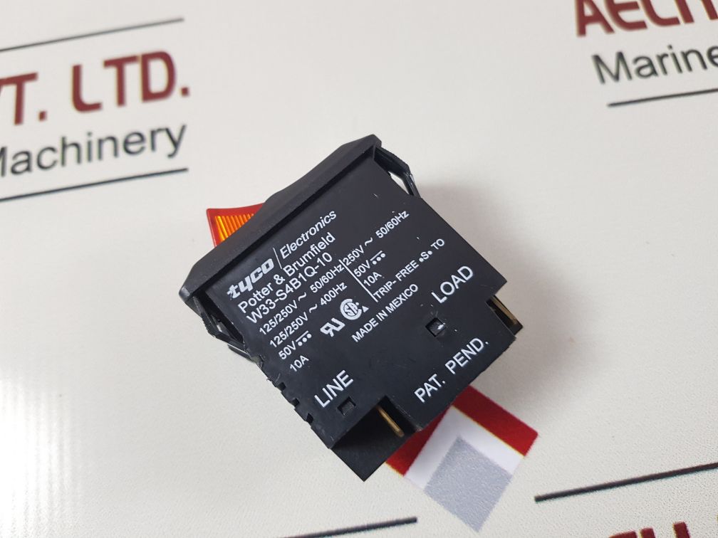 Tyco/potter & brumfield w33-s4b1q-10 circuit breaker