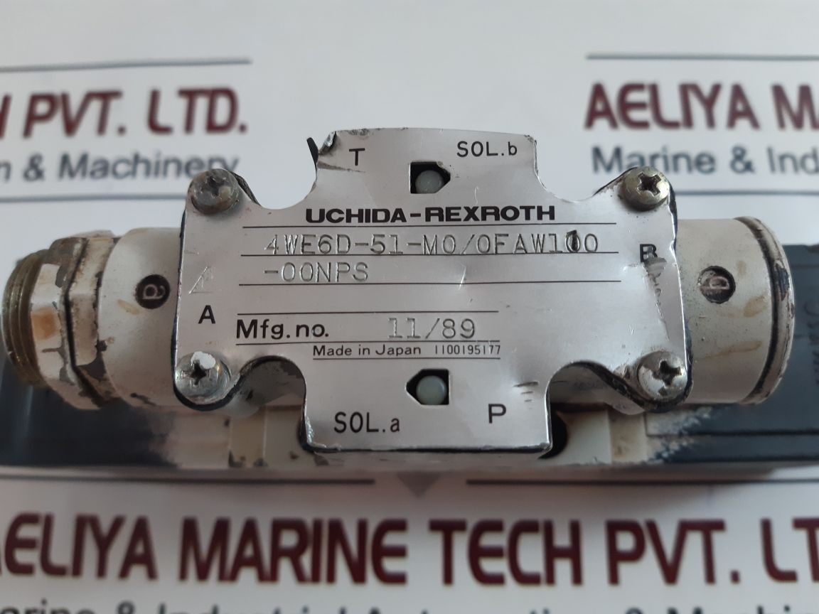 Uchida-rexroth 4We6D-51-m0/0Faw110-00Nps Directional Control Valve
