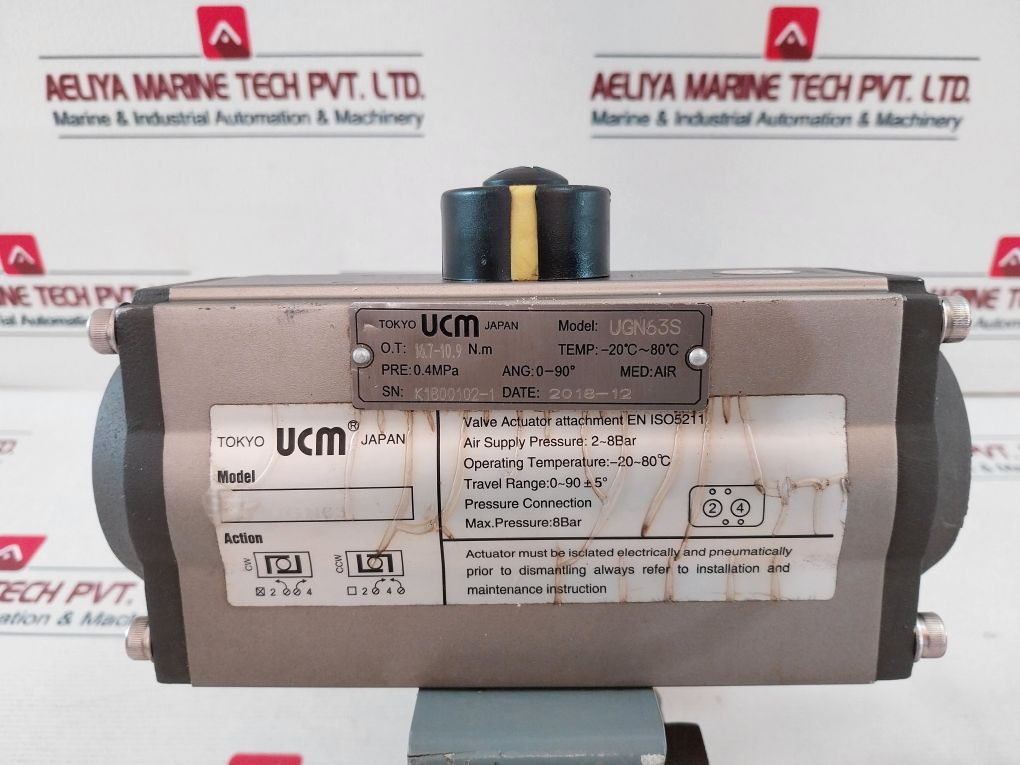 Ucm Ugn63S Valve Actuator Attachment En Iso5211