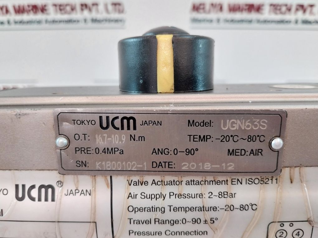 Ucm Ugn63S Valve Actuator Attachment En Iso5211