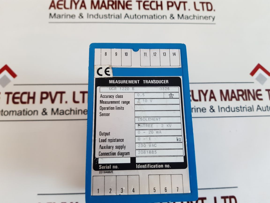 Ucr 1220 B Transducer ±10 V