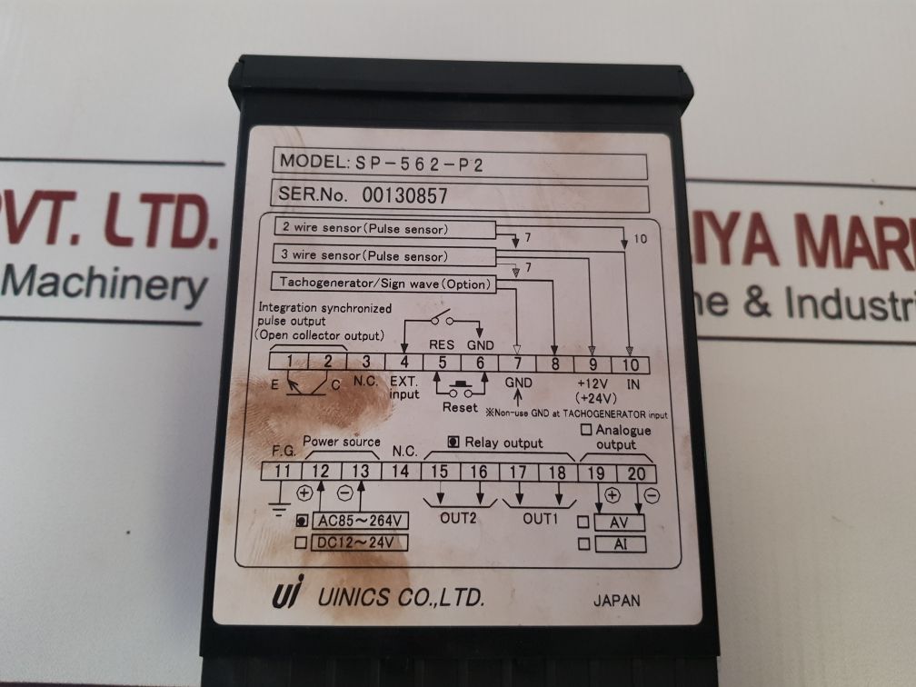 Uinics Sp-562-p2 Digital Meter Sp-562
