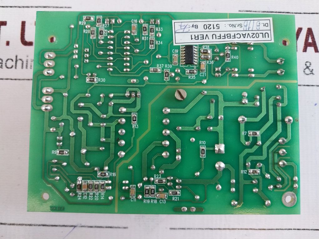 St Ul02Vacfbffu Pcb Card Ver 01 
