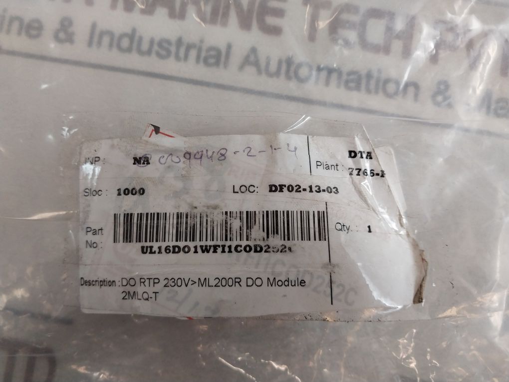 Ul Group Ul16Do1Wfi1Co-d25-2C Interface Module