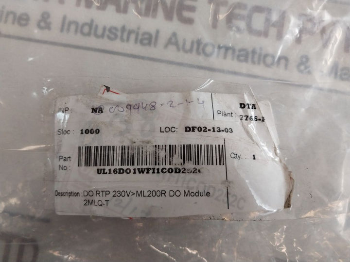 Ul Group Ul16Do1Wfi1Co-d25-2C Interface Module