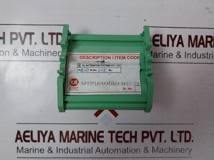Ul Ul16-iota-d37-72-xor Input Interface Relay Card Mtp16Aodio-d37-72