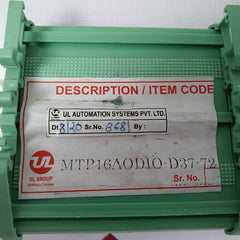 Ul Ul16-iota-d37-72-xor Input Interface Relay Card Mtp16Aodio-d37-72
