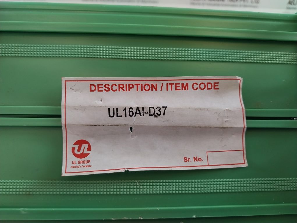 Ul Ul16Ai-37D Interface Relay Card
