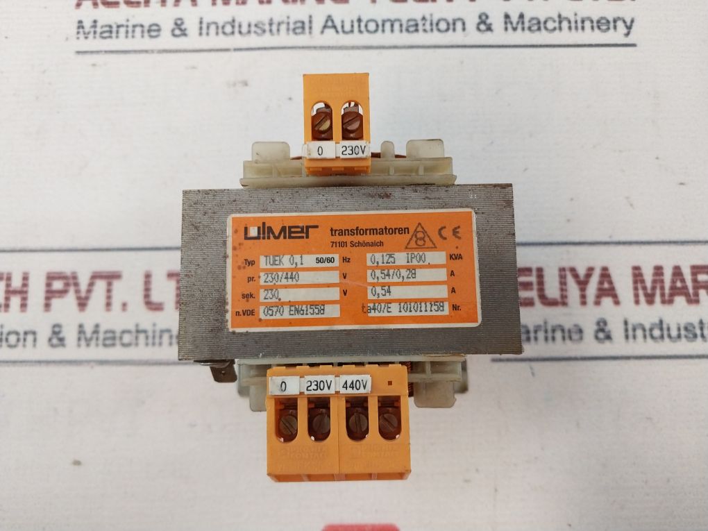 Ulmer Tuek 0,1 50/60 Hz Control Transformer