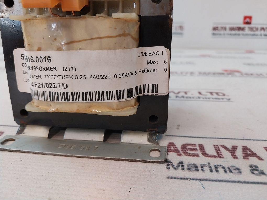 Ulmer Tuek 0,2 Transformer 50/60Hz
