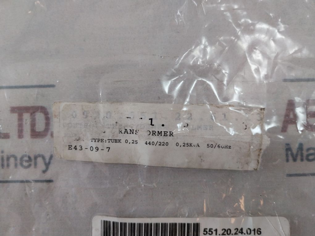 Ulmer Tuek 0,2 Transformer 