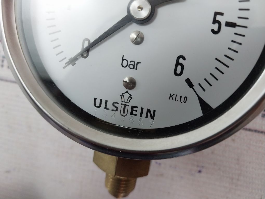Ulstein 0 To 6 Bar Pressure Gauge