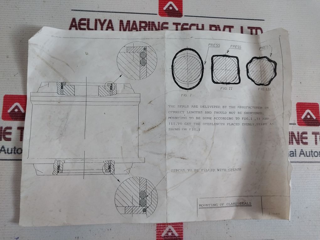 Ulstein 82152 O-ring Gland Seal Set