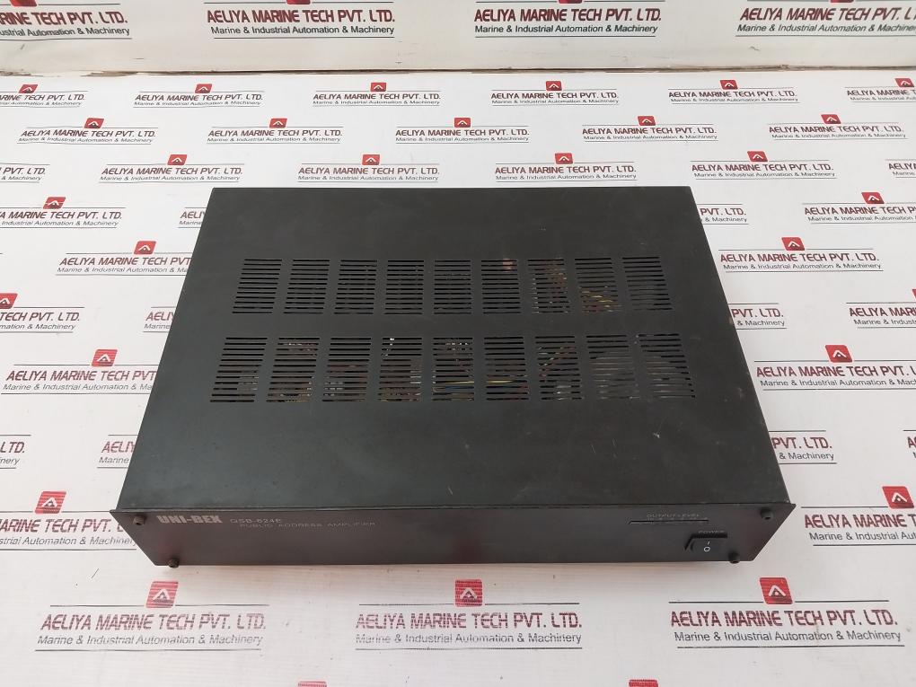 Uni-bex Qsb-624E Public Address Amplifier Ac 115230V 5060 Hz