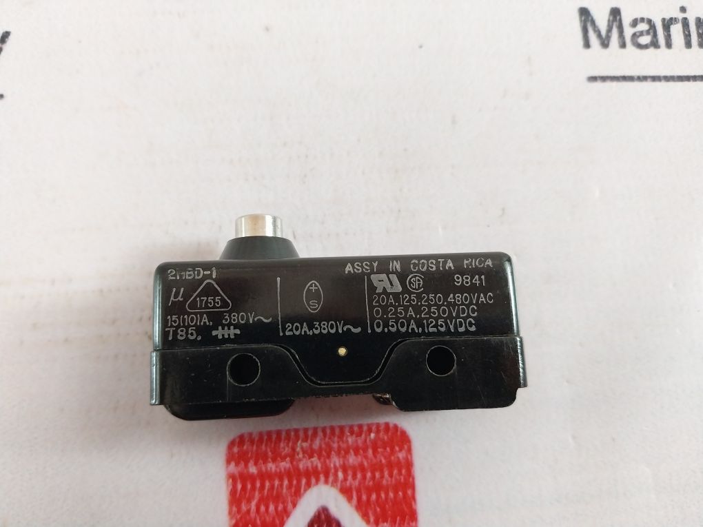 Unimax 2Hbd-1 Button Actuator Momentary Switch