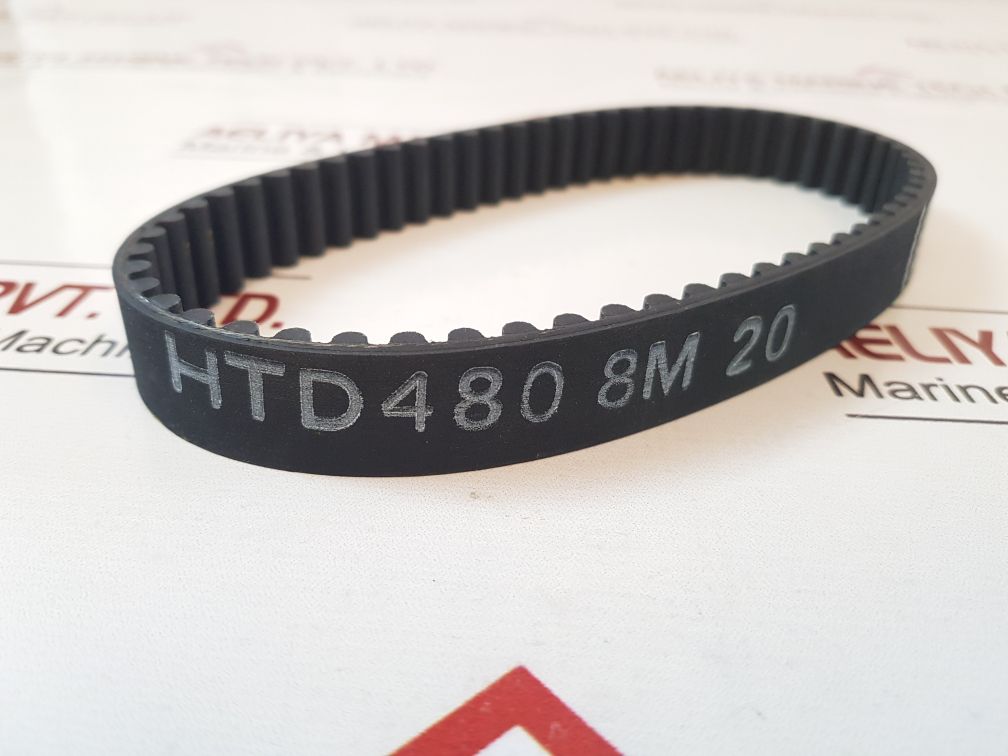 Set Of 2X Uniroyal Htd480 8M 20 Timing Belt