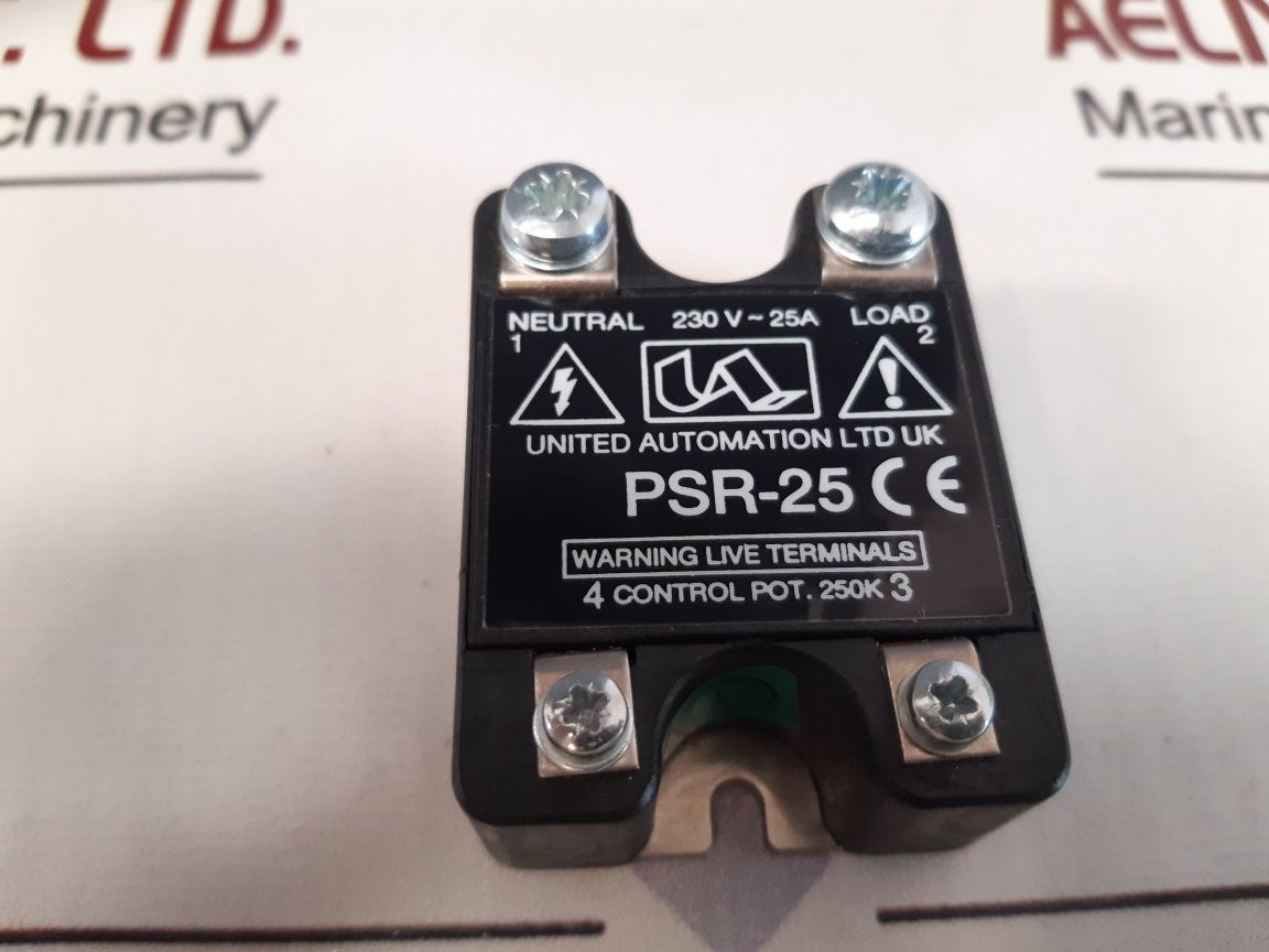 United Automation Psr-25 Power Control Module