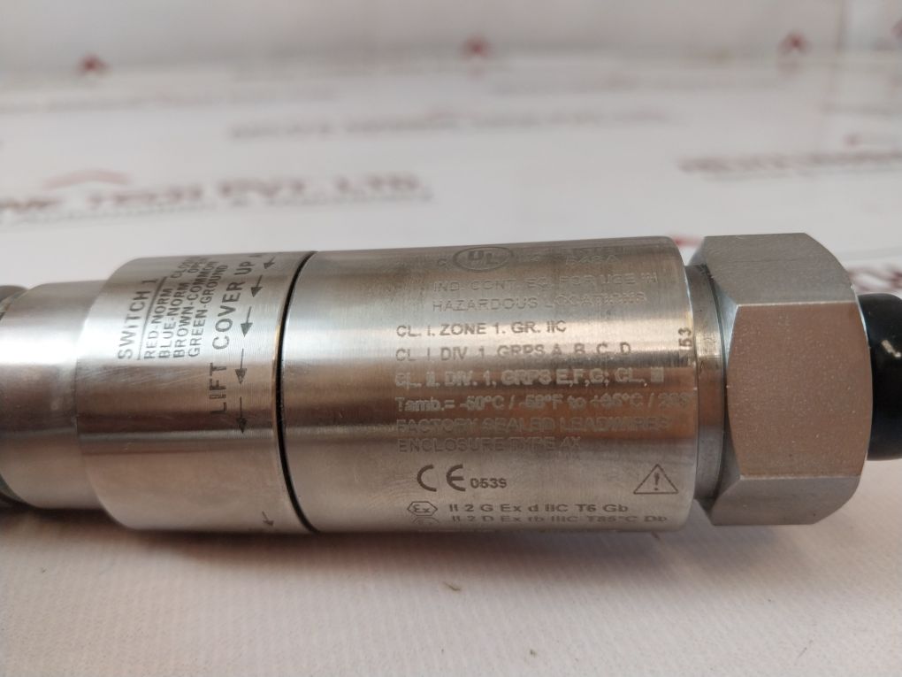 United Electric 12Shsn4D Pressure Switch 12 Series