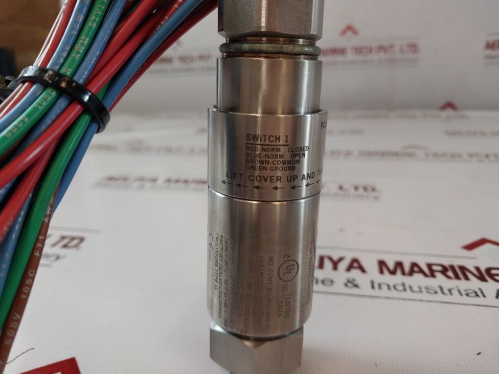 United Electric 12Shsn4D Pressure Switch 12 Series