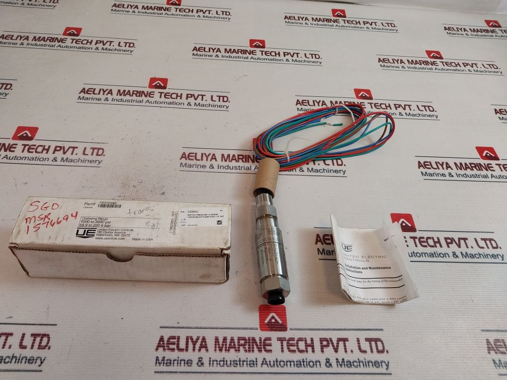 United Electric 12Shsn4G Pressure And Temperature Switch
