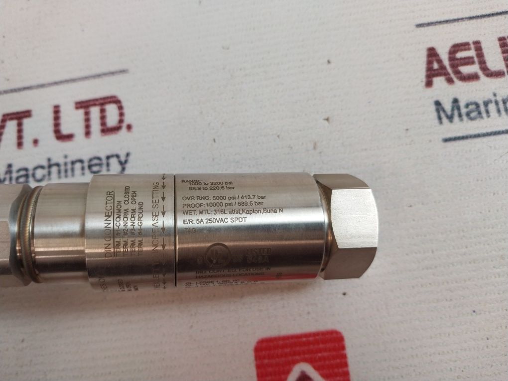 United Electric 12Shsn4G Pressure And Temperature Switch