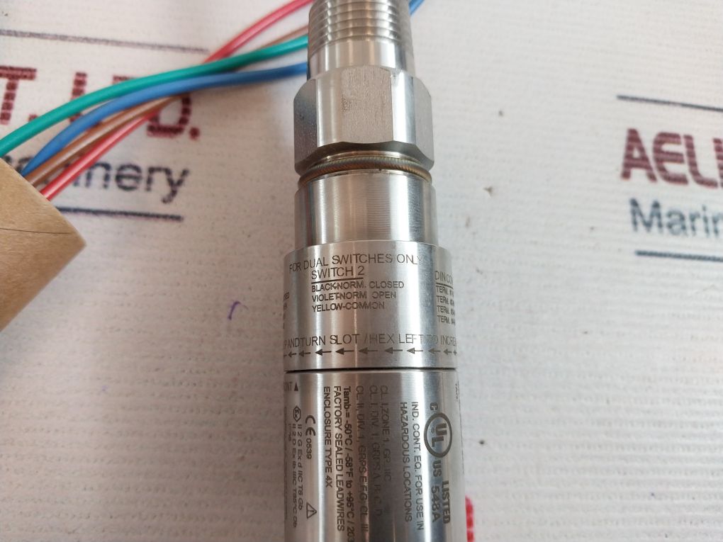 United Electric 12Shsn4G Pressure And Temperature Switch