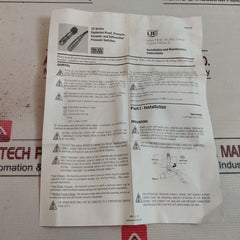 United Electric 12Shsn4G Pressure And Temperature Switch
