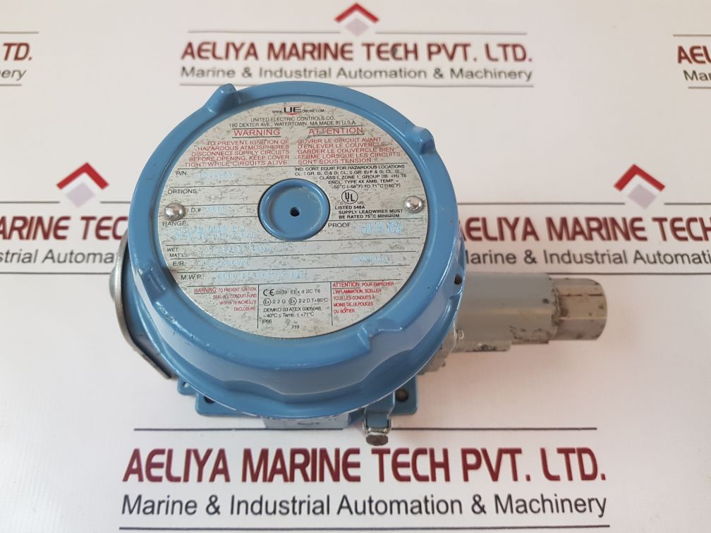 United Electric H122-614 Differential Pressure Switch 500 To 6000 Psi