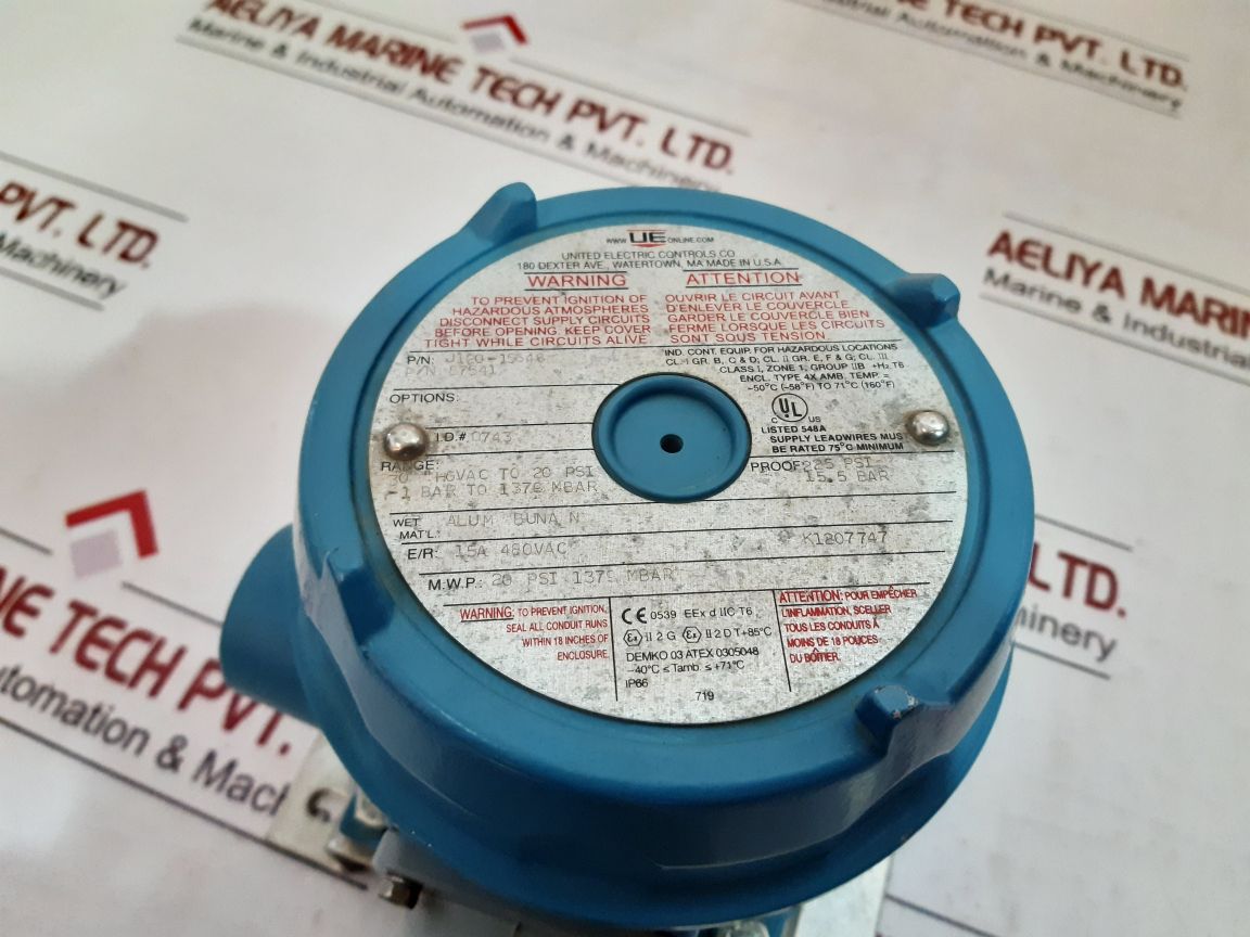 United Electric J120-15646 Pressure Switch