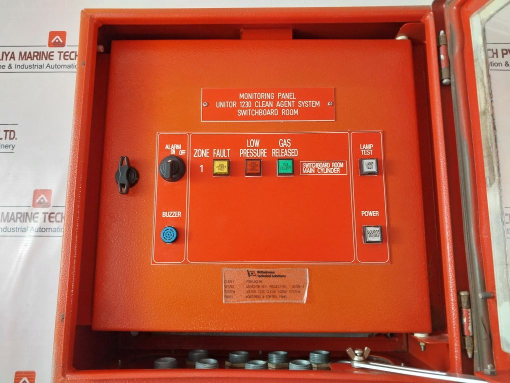 Unitor 1230 Clean Agent System