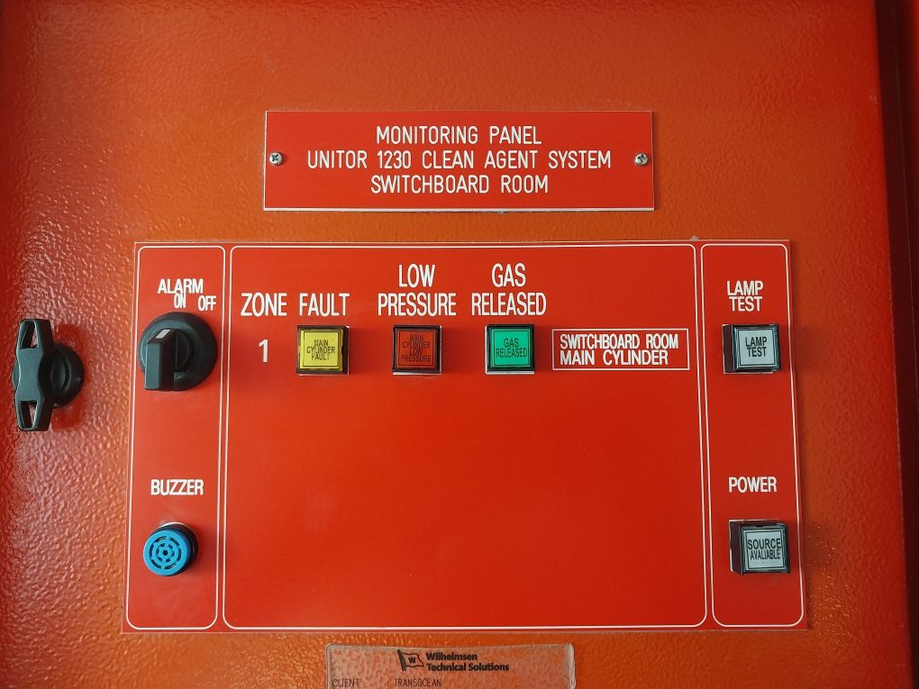 Unitor 1230 Clean Agent System