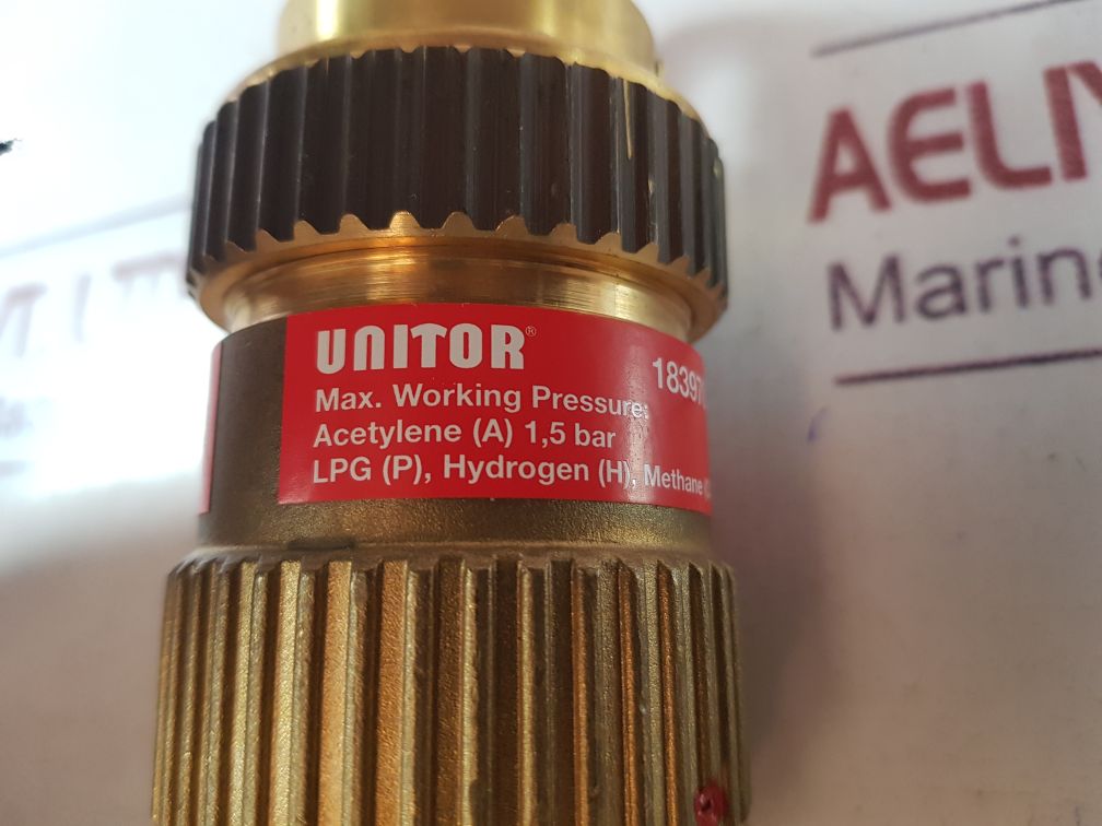 Unitor 183970 Flashback Arrestor W-66S Acetylene