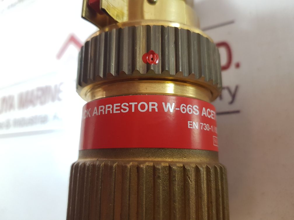 Unitor 183970 Flashback Arrestor W-66S Acetylene